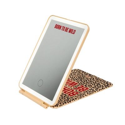 Fisura Spiegel LED Born To Be Wild 22x14.5 cm - Leopard - Draagbaar