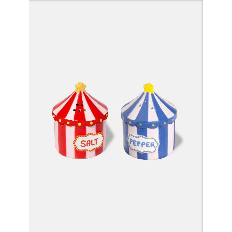 Doiy Peper- & Zoutvat Set Funfair - 4.7x6.5 cm - Keramiek