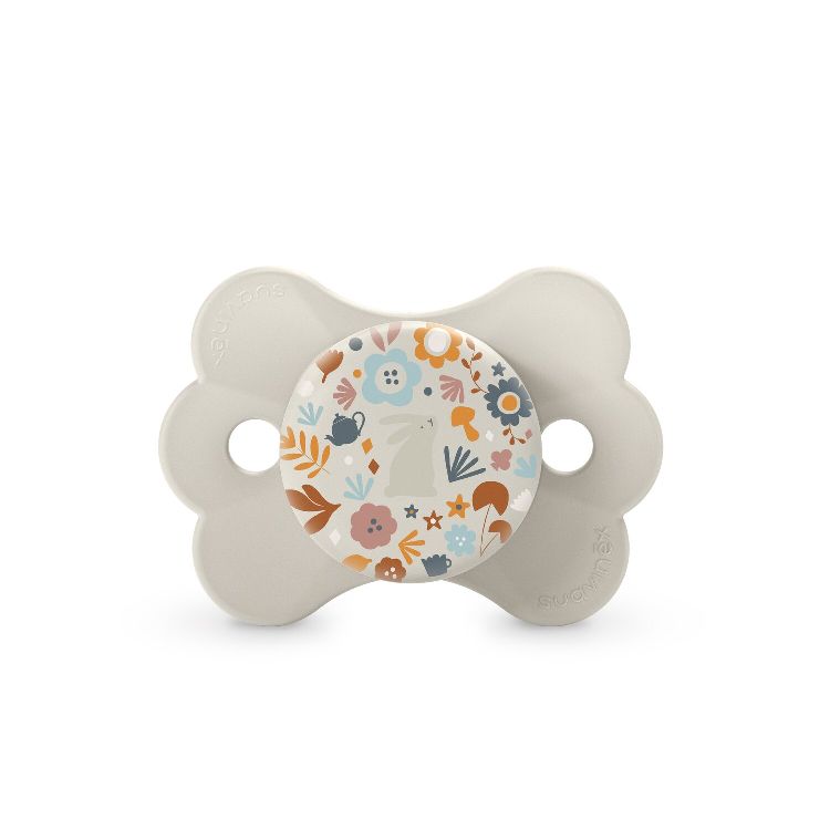 Suavinex Fopspeen SX Pro Wonderland Butterfly Silicone Symmetrisch 0-16 maand Beige