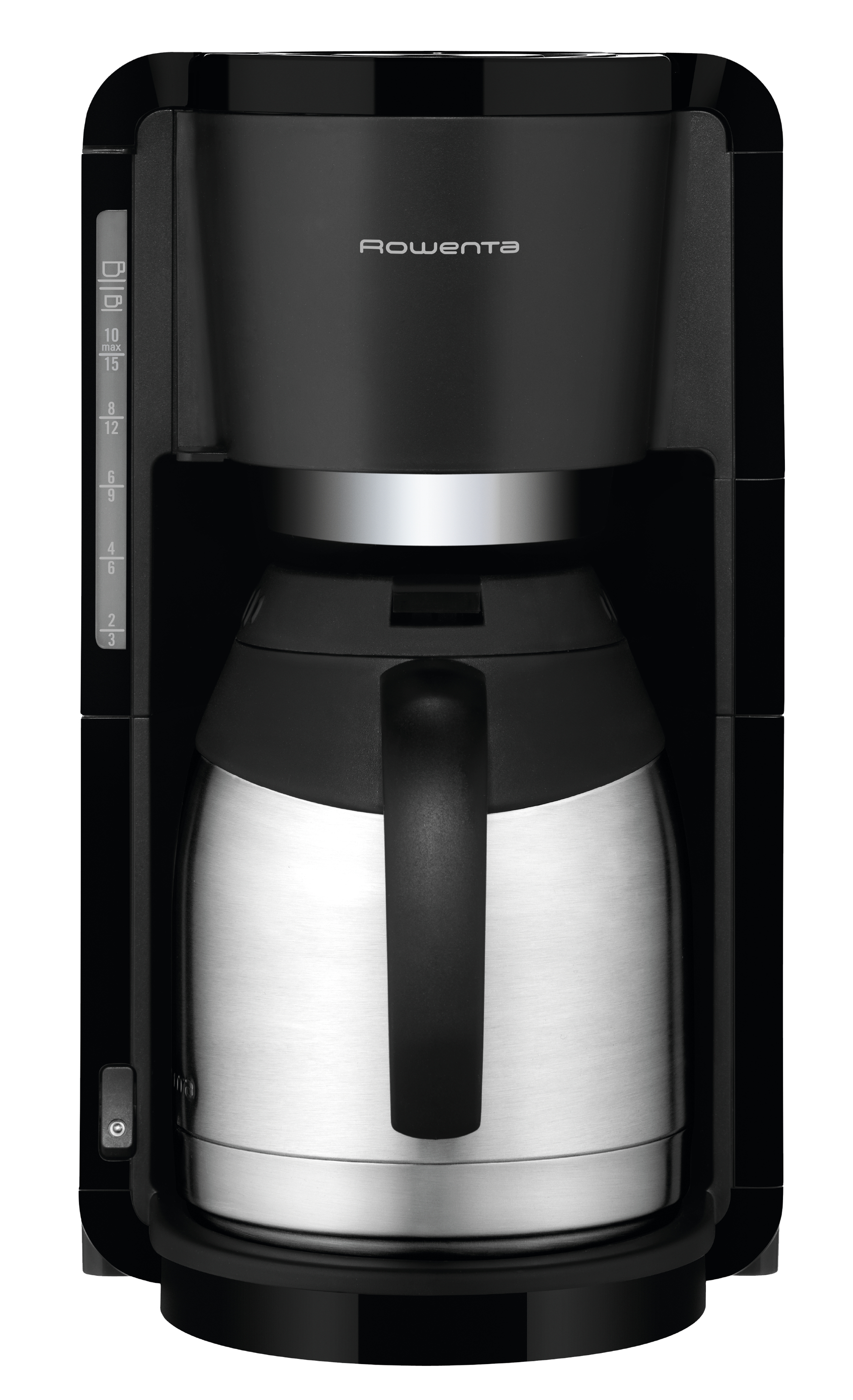 Rowenta CT3818 Koffiezet met warmhoudkan inox/zwart 1.25 liter