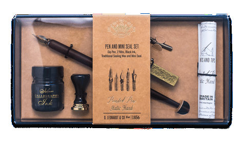 Manuscript Kalligrafie Pen & Mini Seal set
