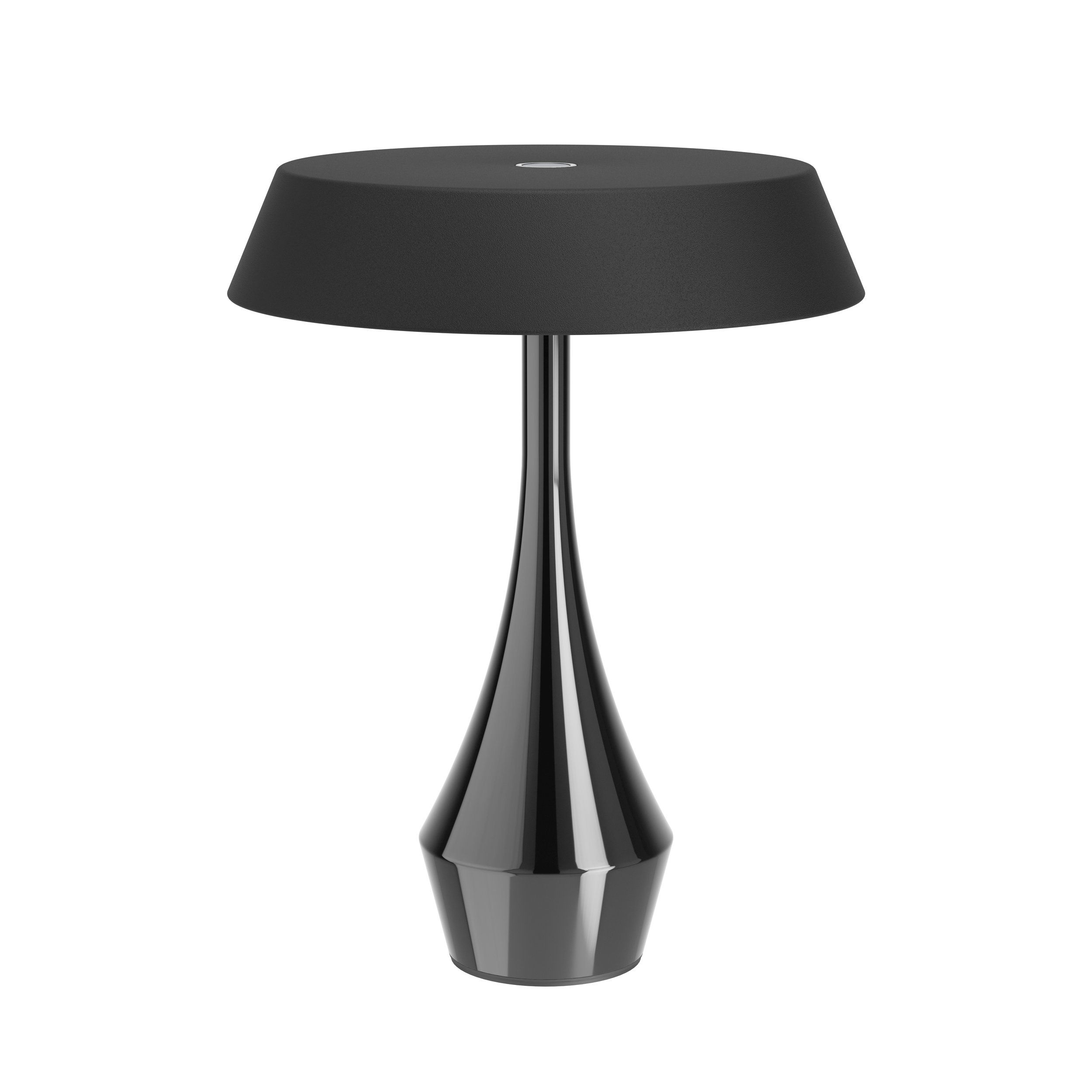 Eglo Turcio Tafellamp Glanzend Zwart 5W 310lm 2500/3000/4000K IP44 Oplaadbaar