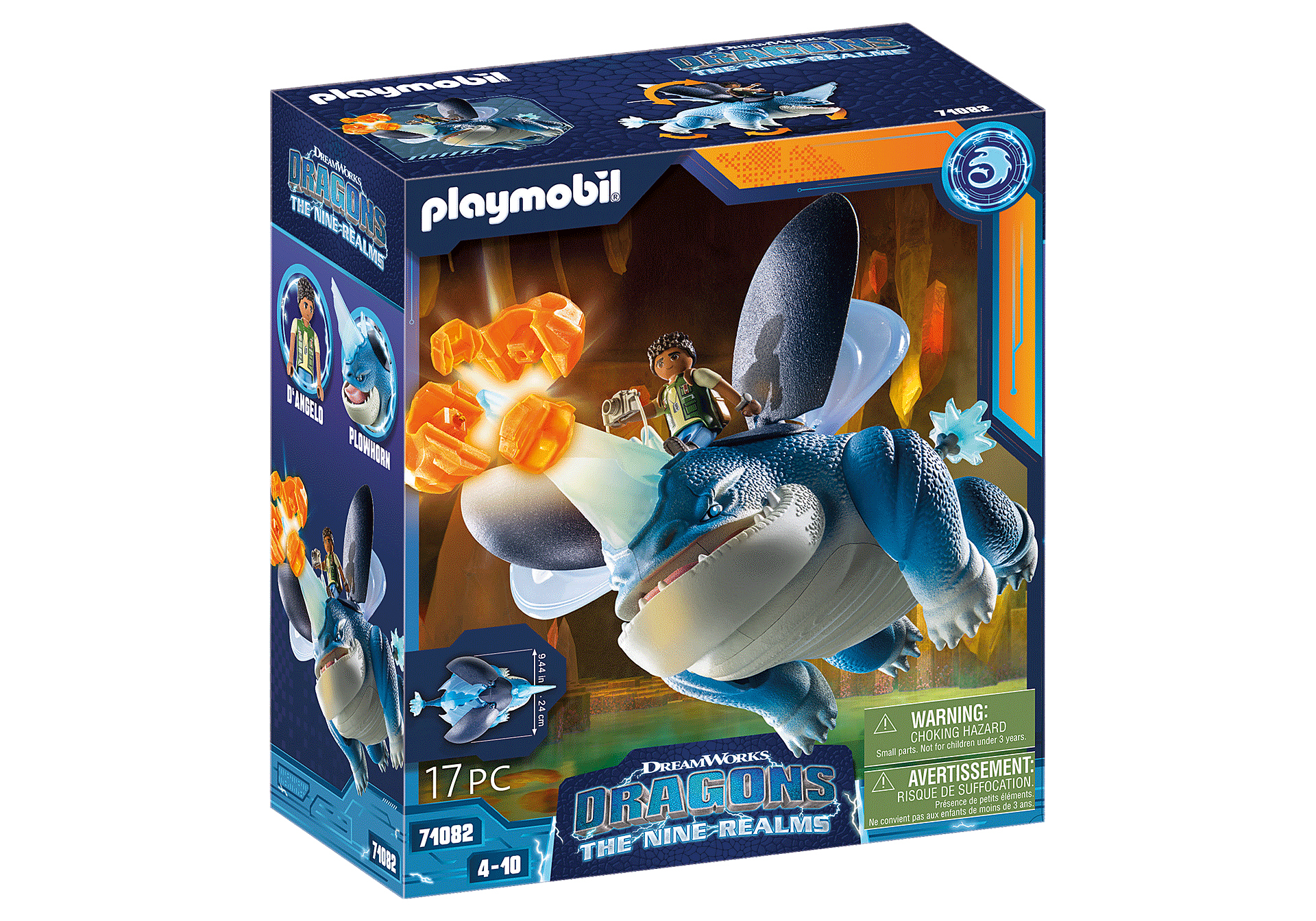 Playmobil How To Train Your Dragon 71082 Dragons: The Nine Realms - Plowhorn & D'