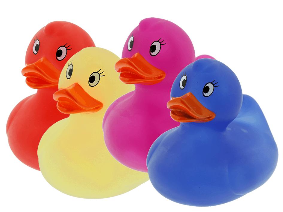Badeend - Magic Duck - Colour Changing 10x9 cm - assorti - prijs per stuk