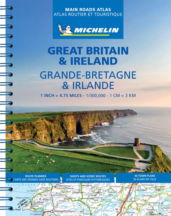 Michelin Wegenatlas Groot-Brittannië Ierland 2023