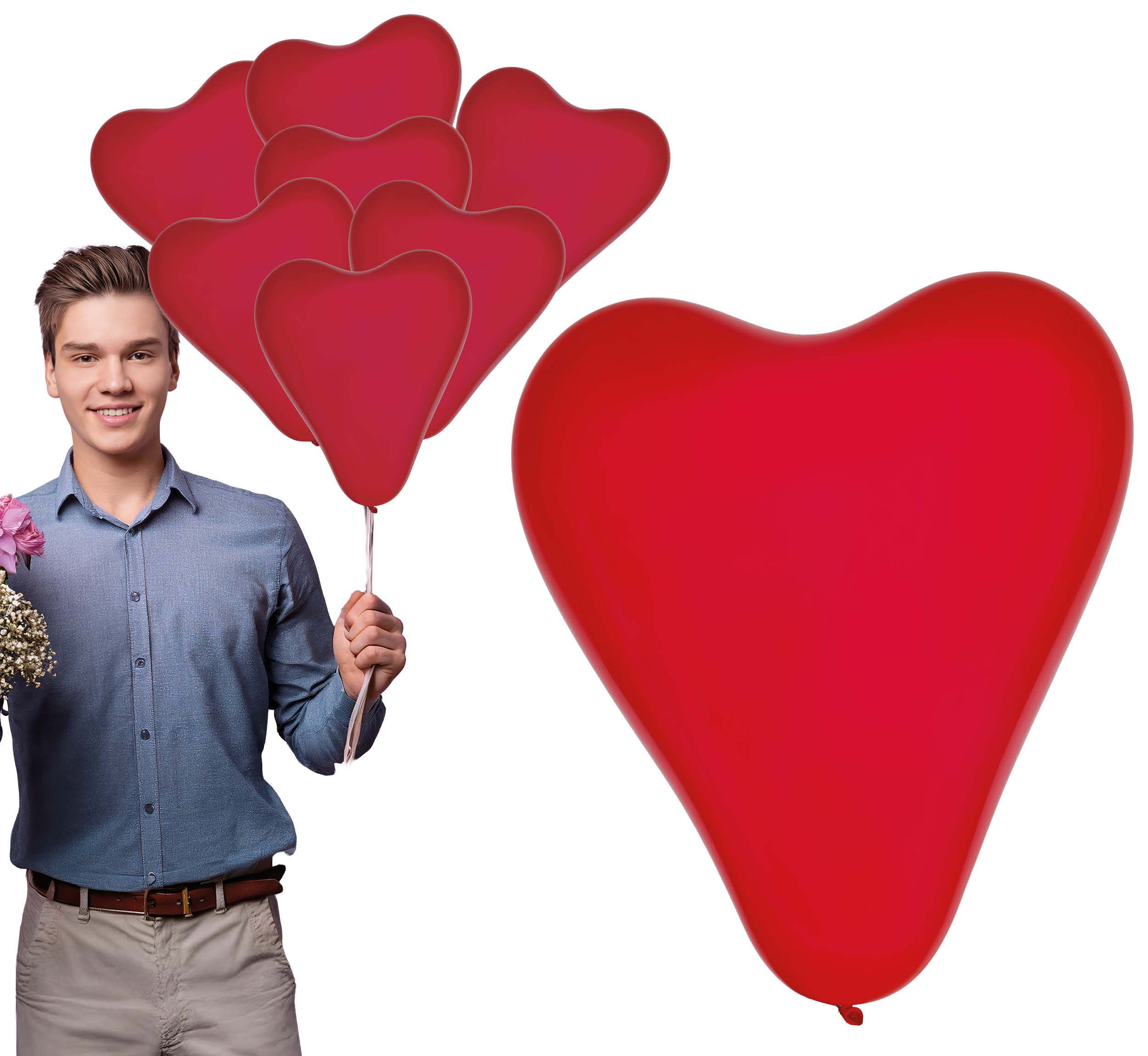 Ballonnen Hart 10 stuks Ballonnen Hart 10 stuks