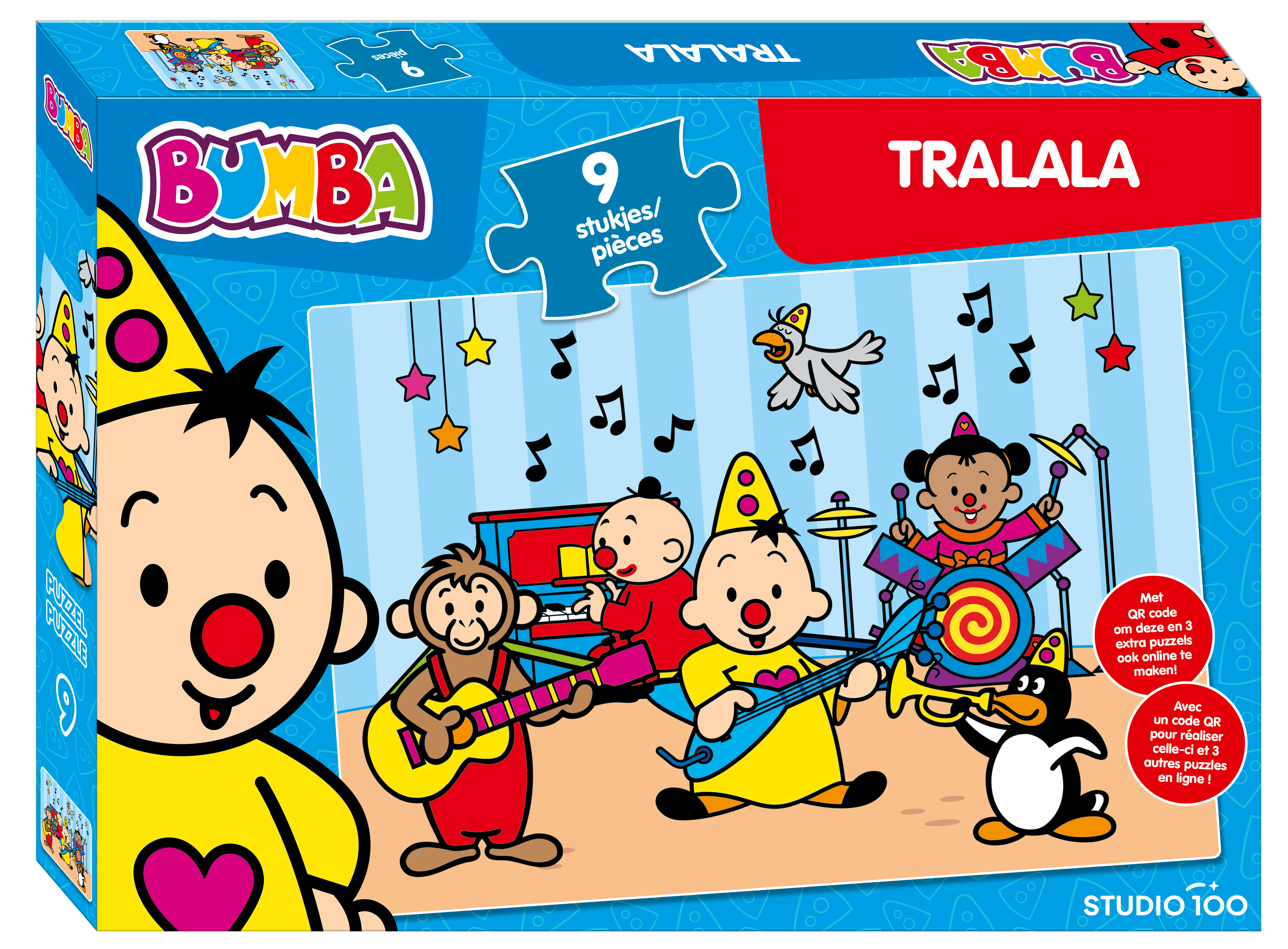Bumba Puzzel Tralala 9 stuks