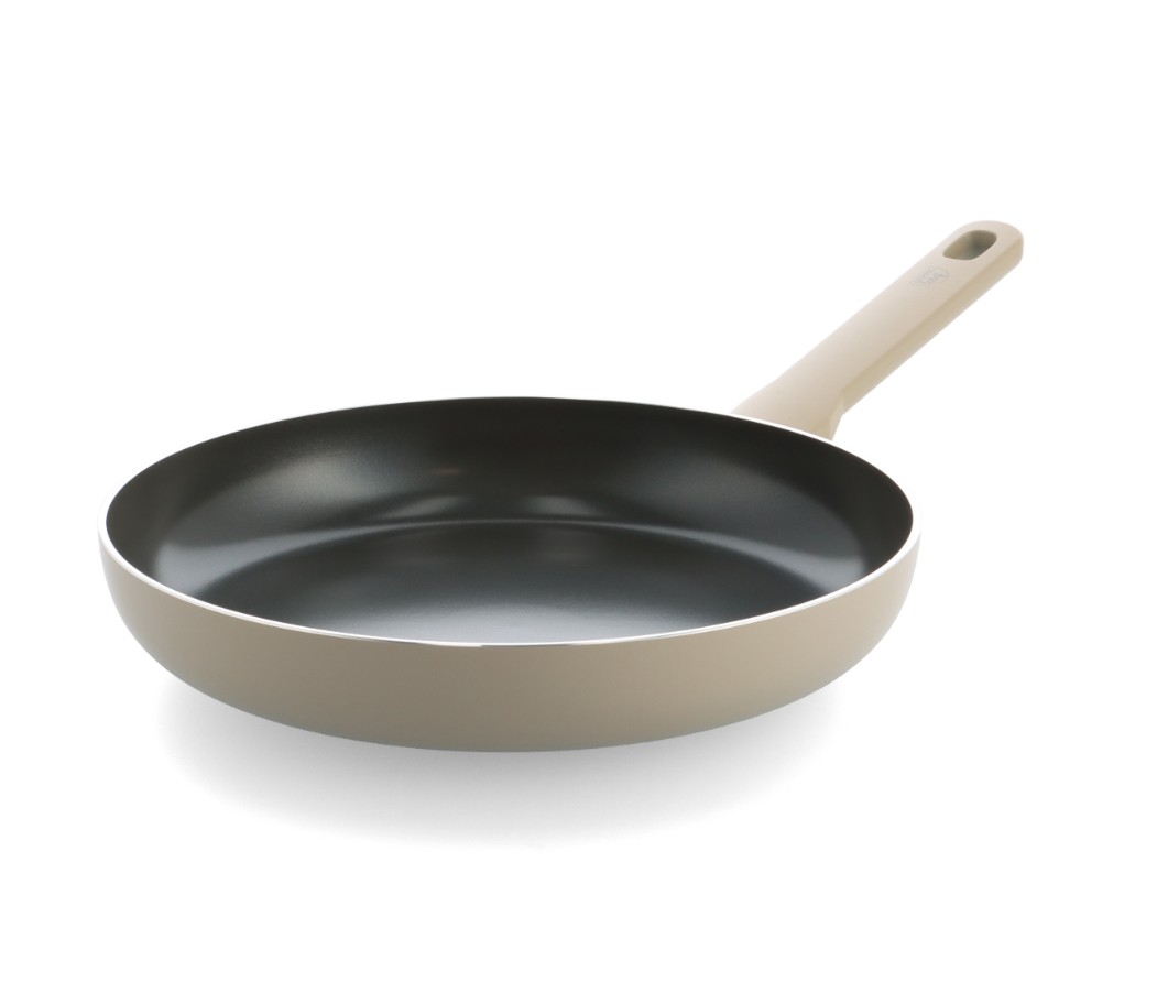 GreenChef Bakpan Tones Taupe 28cm - Keramische Antikleef - 100% Recycled Aluminium - alle Vuren