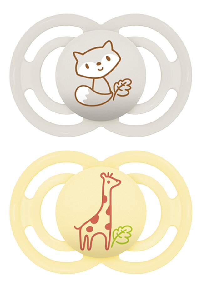 Mam Fopspeen Perfect Start Silicone Blauw +16 maand - 2 stuks