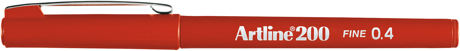 Artline 200 Schrijfstift 0.4 mm Nylonpunt - Donker Rood