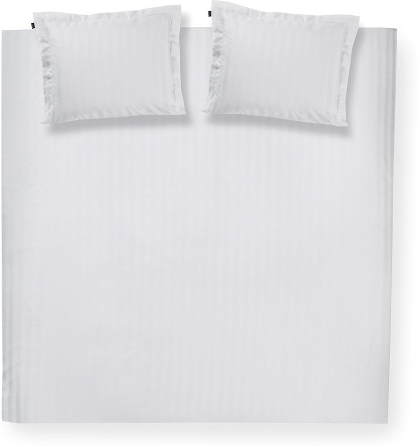 Damai Dekbedovertrek Linea Wit 240x220 cm Satijn