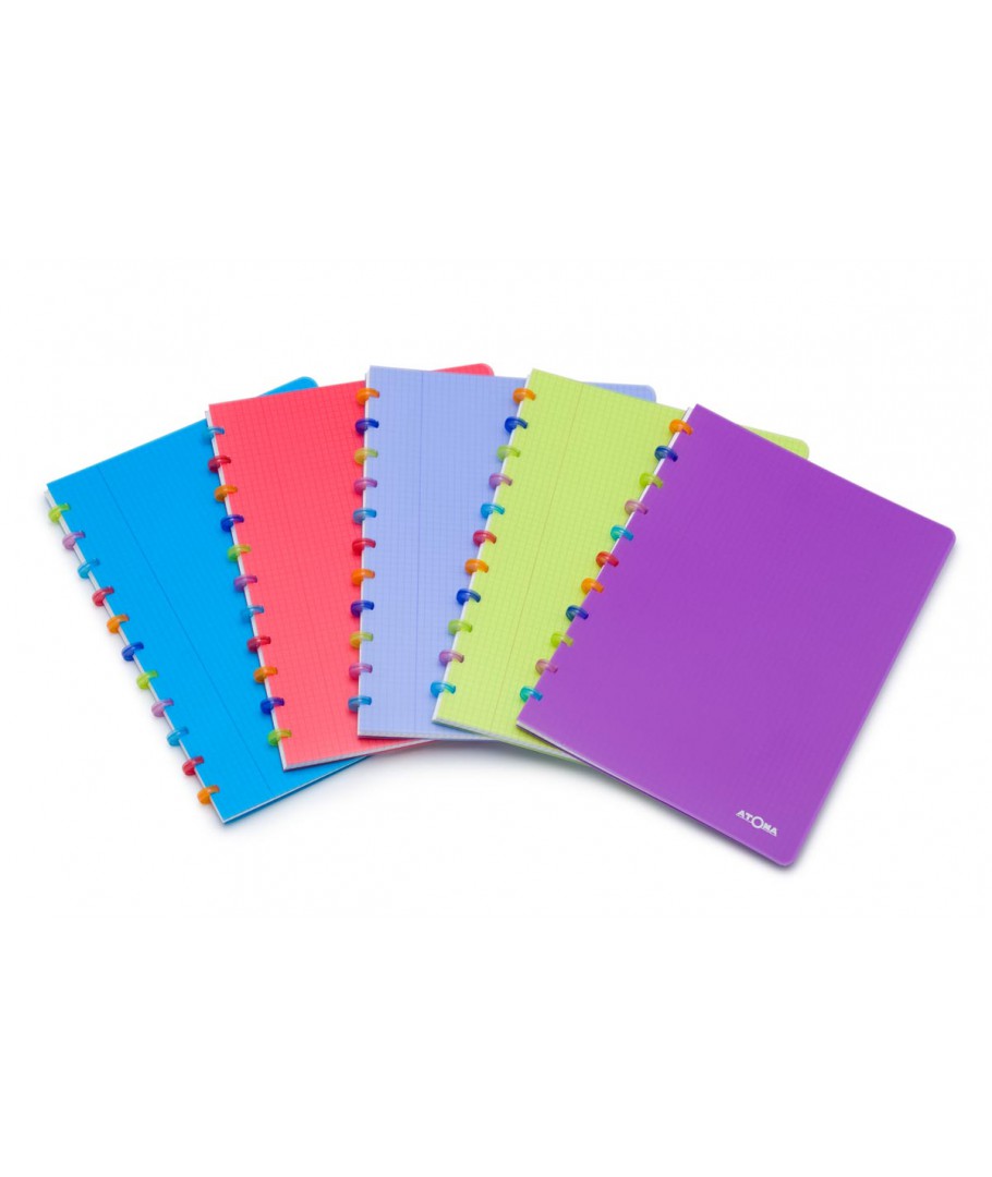 Atoma Schrift A5 PP Trendy Tutti Fruti Gelijnd - 144 pag. - Assorti - Prijs per Stuk