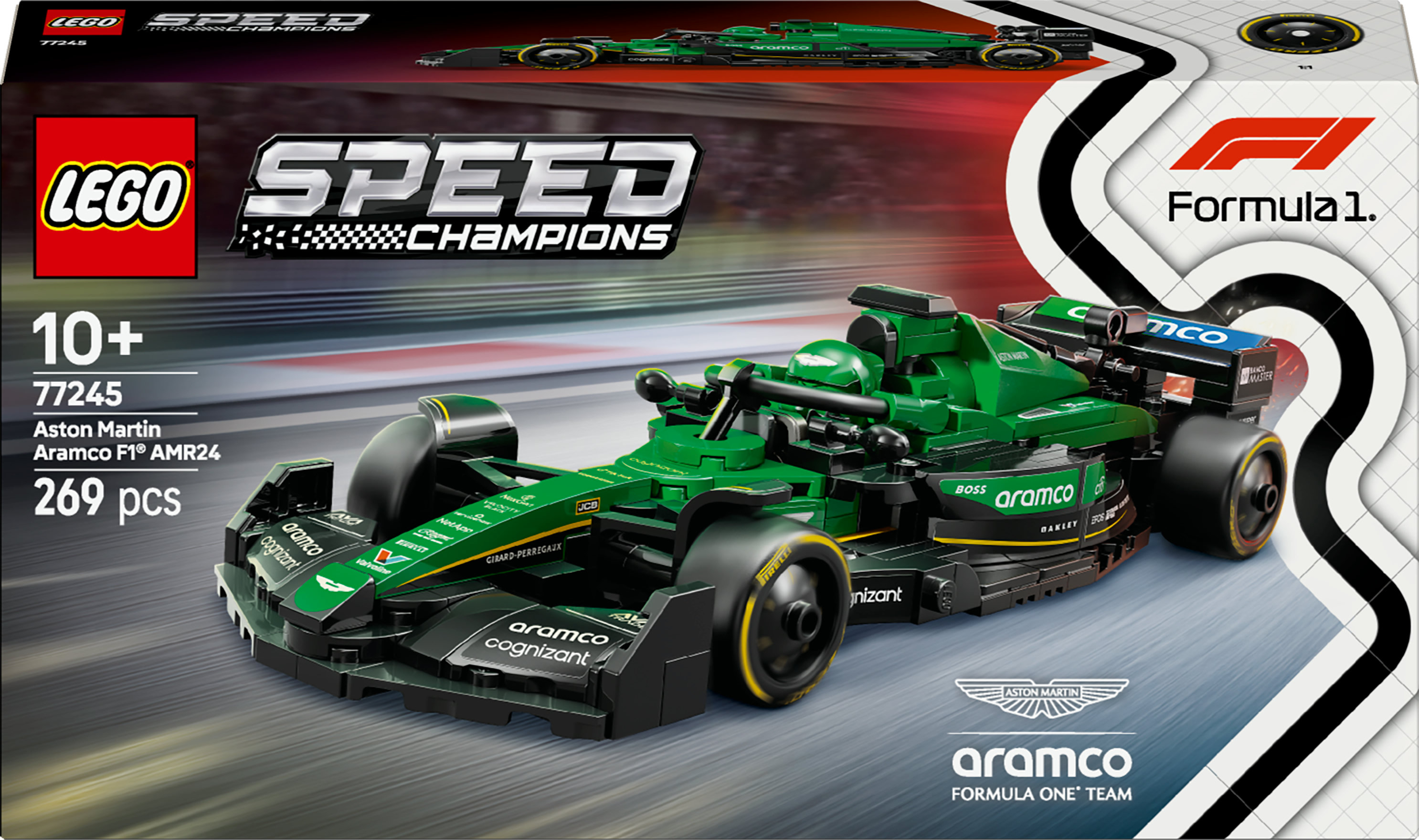 LEGO Speed Champions 77245 Aston Martin Aramco F1 AMR24 Racewagen