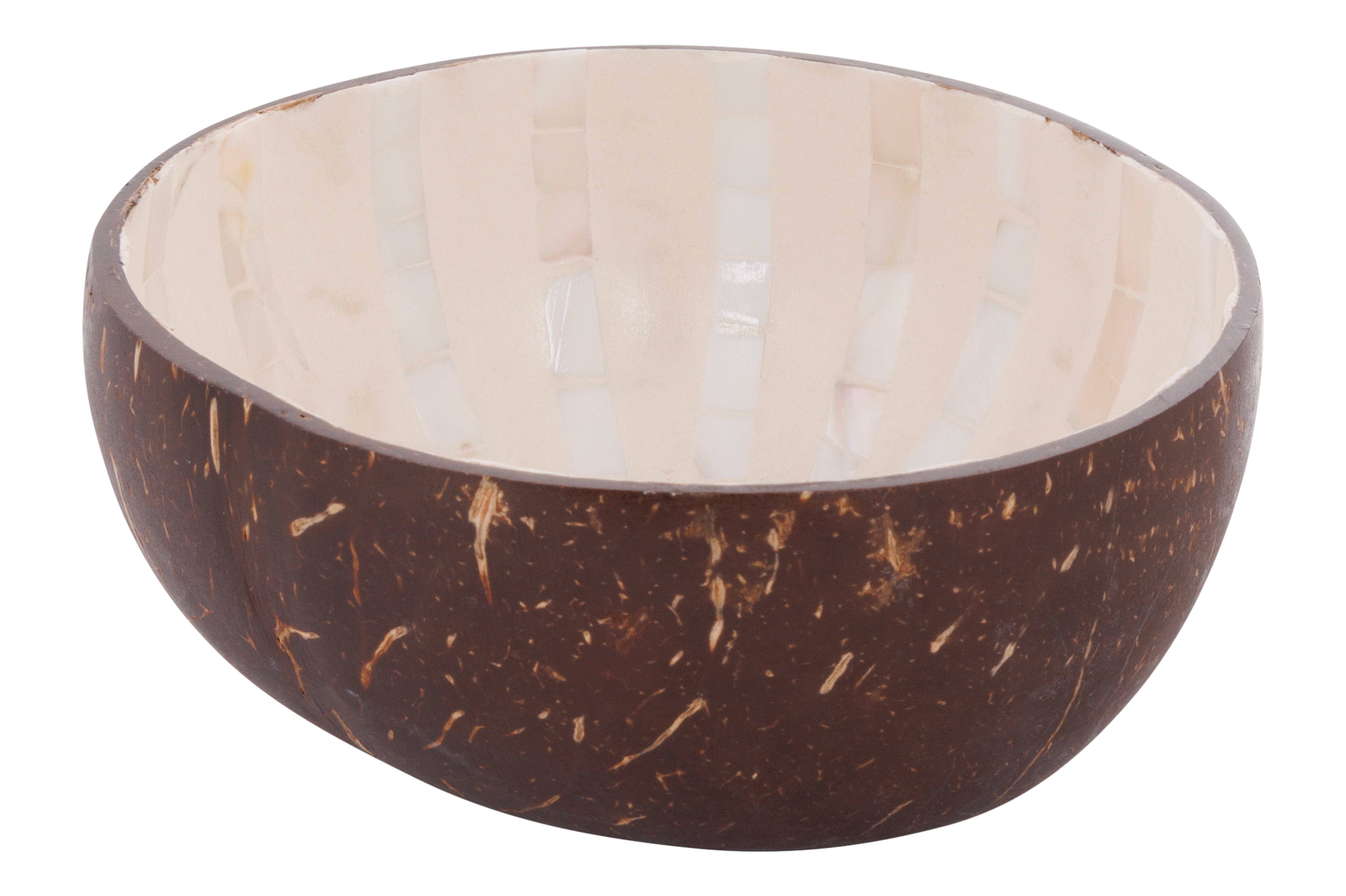 Noya Cocos Bowl Brown Mosaic Star 14x6 cm