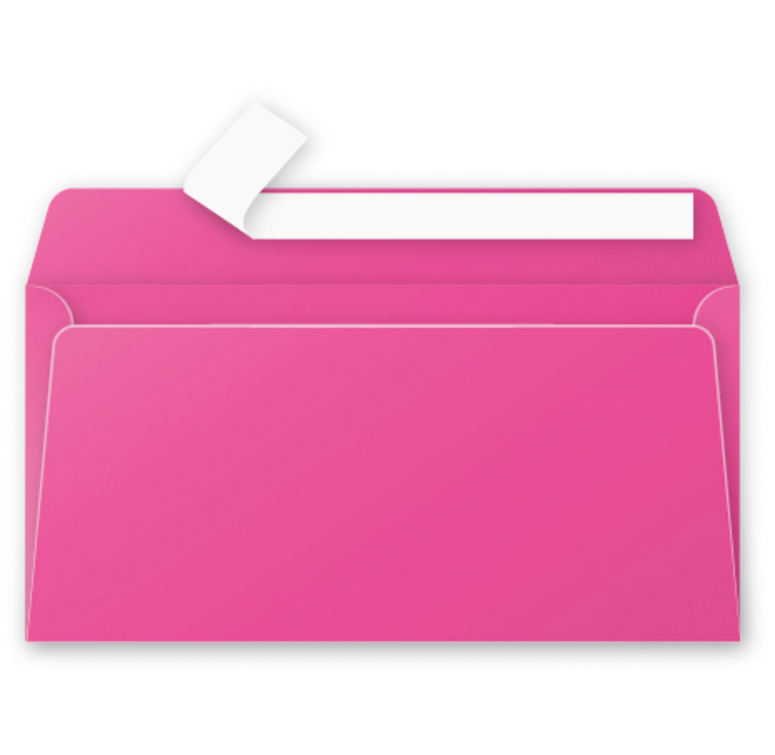 Pollen Zak Enveloppen Fuchsia 110x220mm - 120gr - 20 Stuks