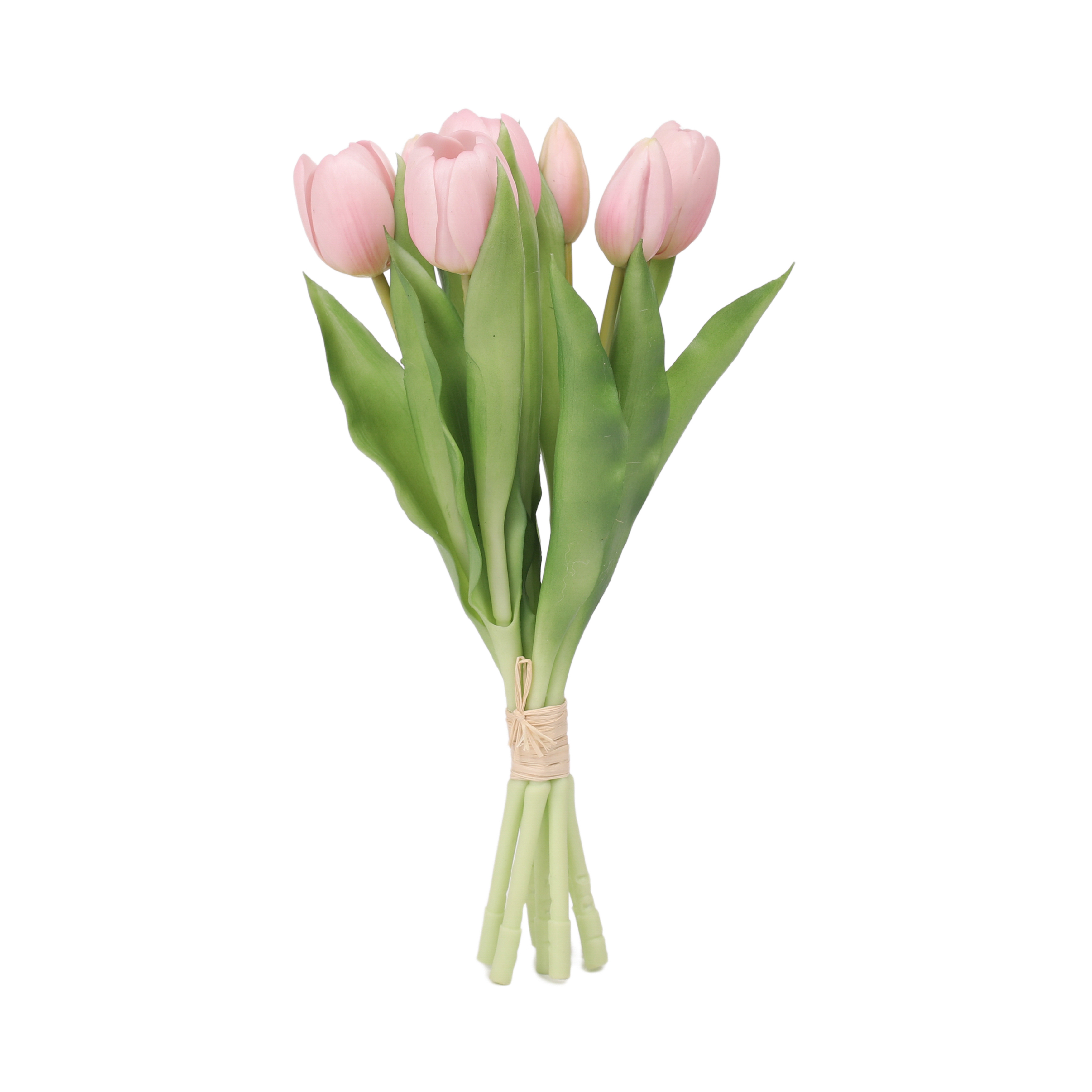Boeket Tulpen Lichtroze 31cm - 7 Bloemen