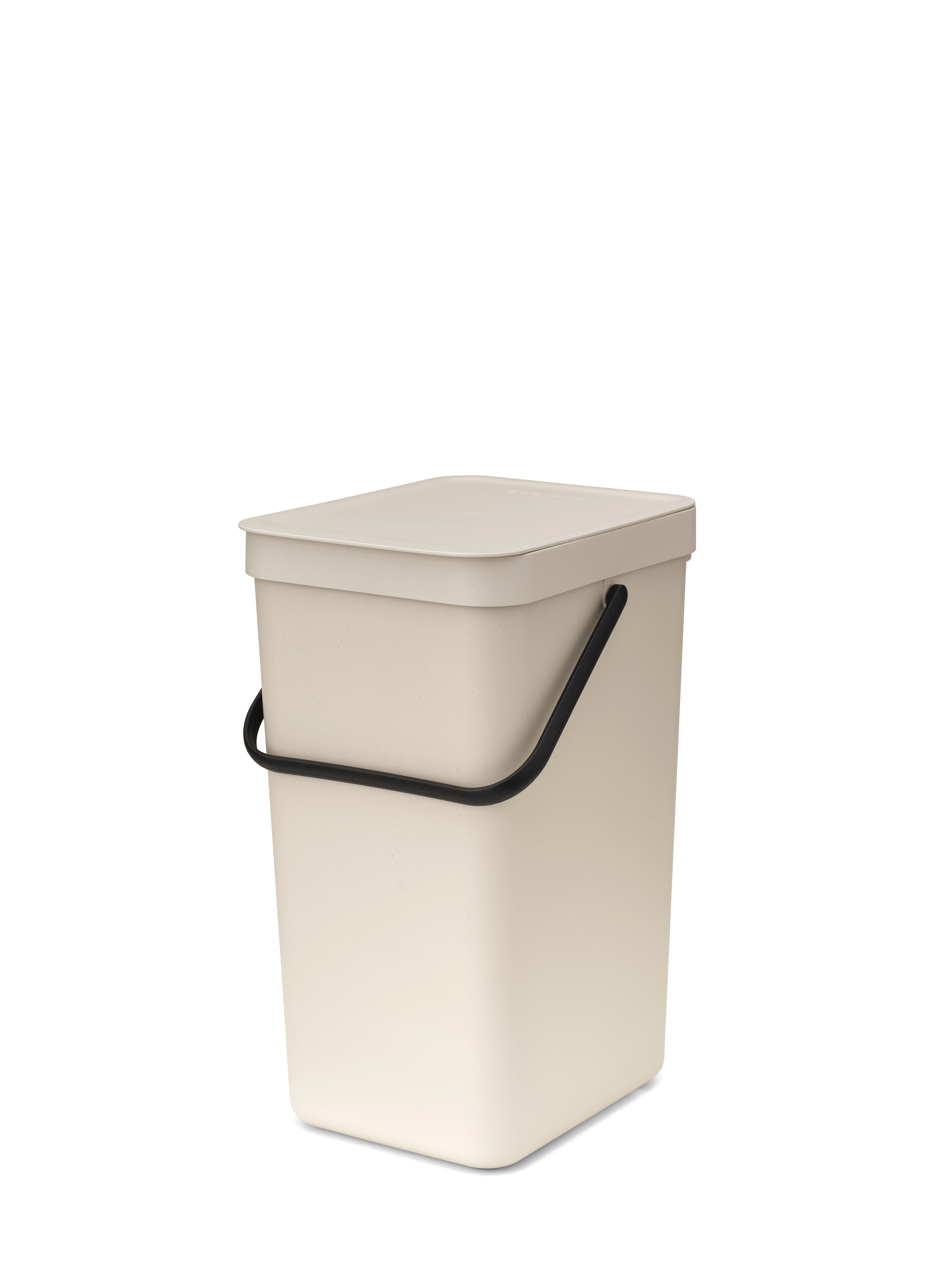 Brabantia Afvalemmer Sort & Go 16l Soft Beige - 27.9x22x40.1 cm