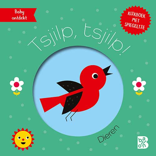 Kijkboekje met Spiegeltje - Tsjilp, tsjilp! Dieren +6m