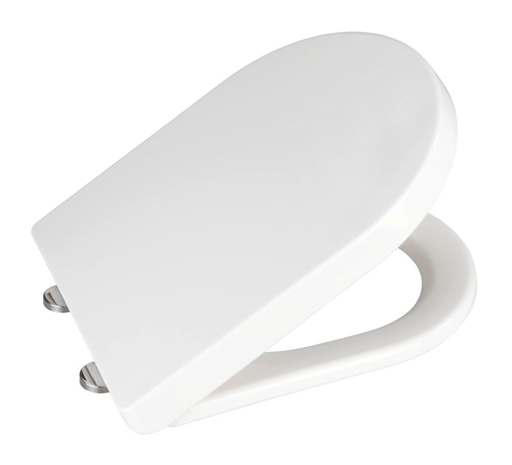 Wenko Toiletzitting Calla Easy-Close Thermoplast Wit