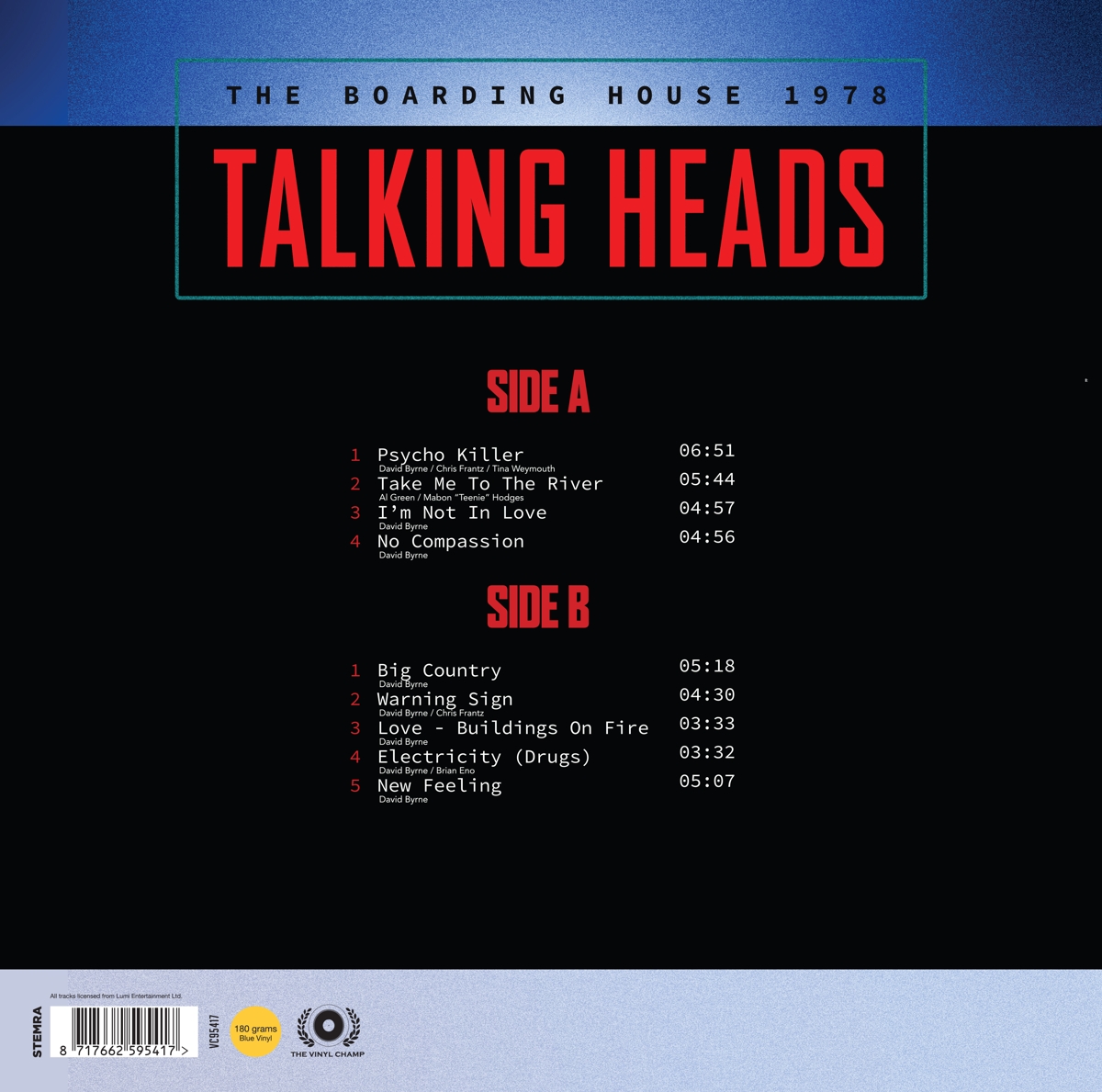 Talking Heads - Boarding House 1975 LP
