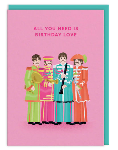 Enfant Terrible Wenskaart Icons - The Beatles Enfant Terrible Wenskaart Icons - The Beatles