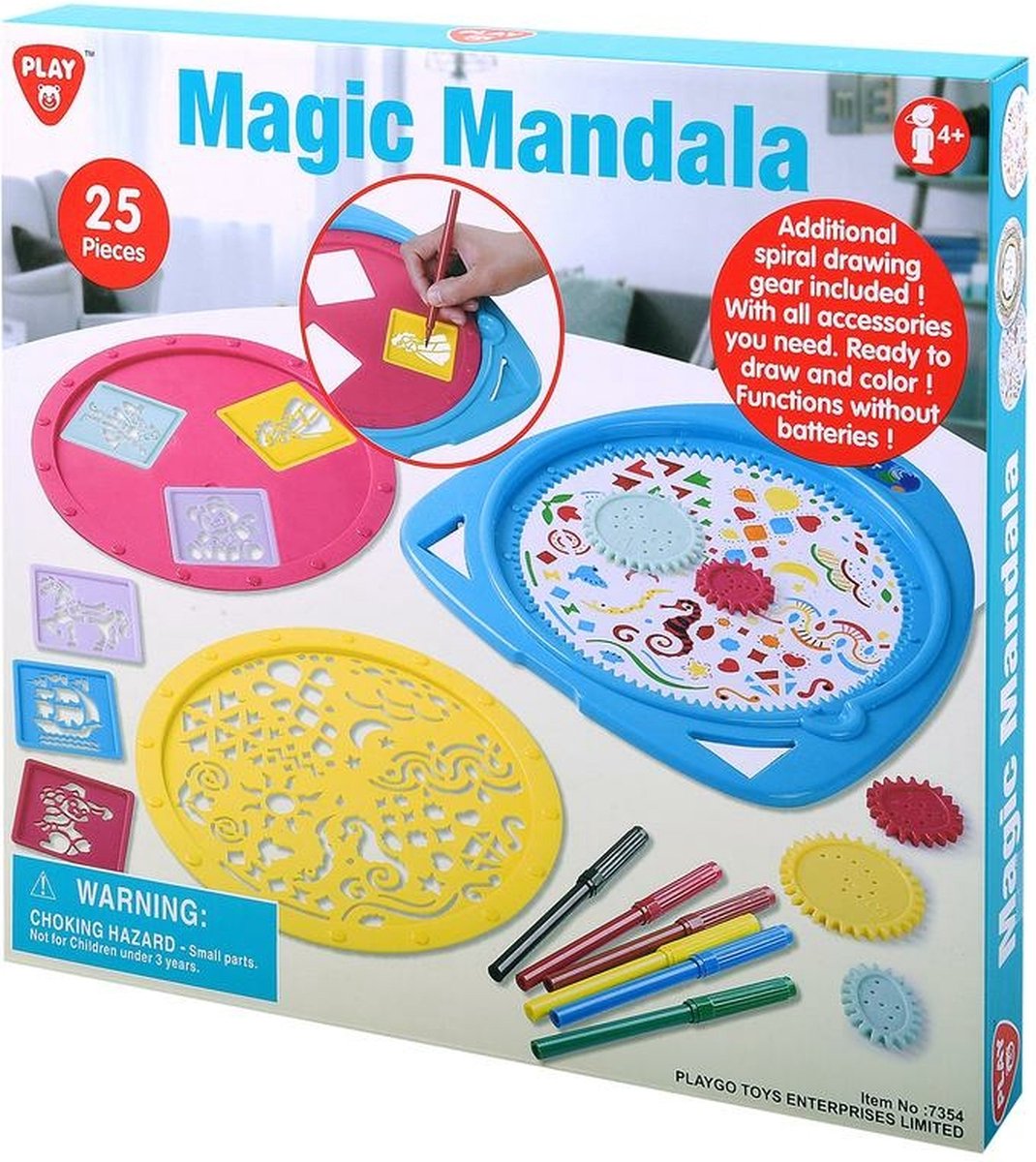 Magic Mandala, Toestel om tekeningen te maken met wielen