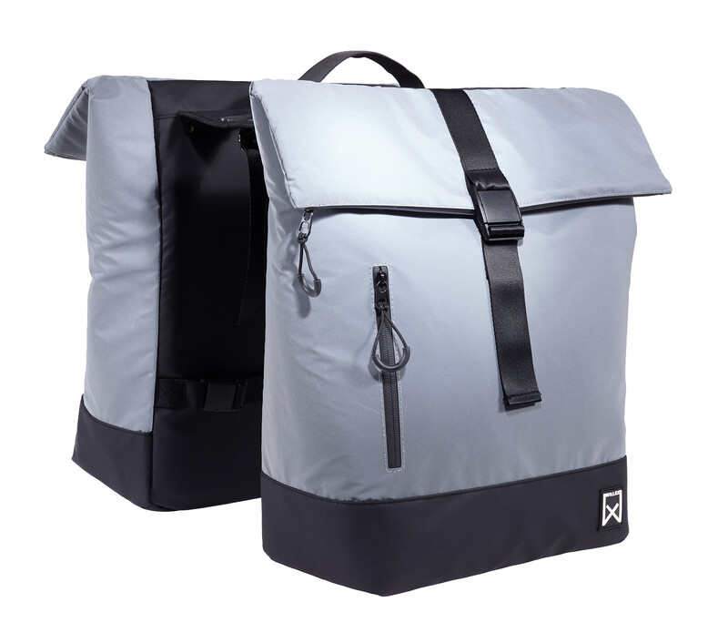 Willex fietstas Dubbel Reflecterend 2x 17 Liter