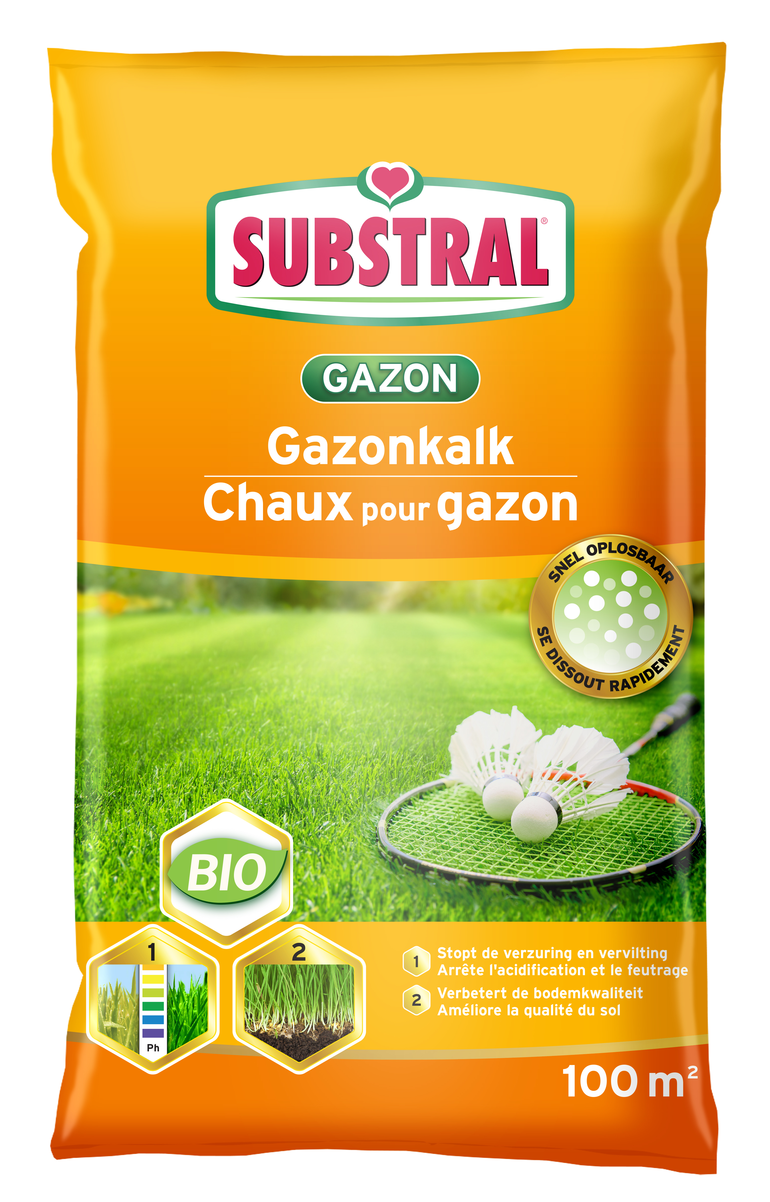Substral Gazonkalk + Micro-Organismen 10 kg - 100 m2