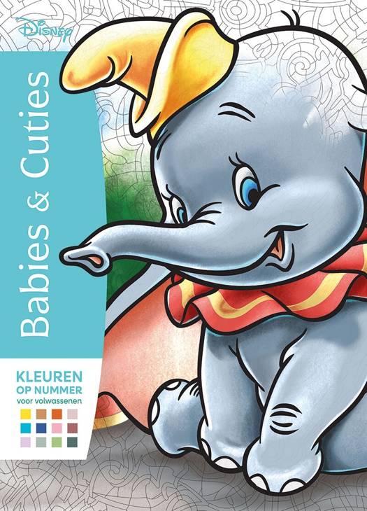 Kleuren op Nummer voor Volwassenen - Disney Babies & Cuties