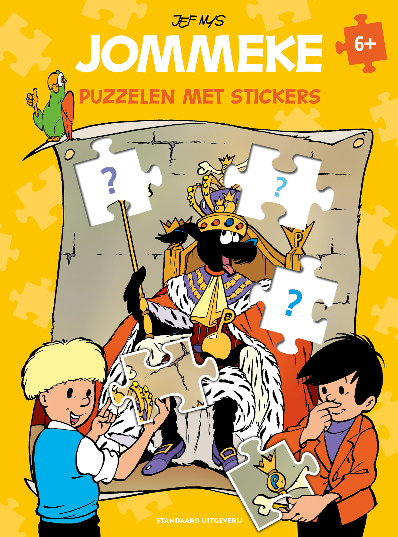 Jommeke - Puzzelen met stickers  6+