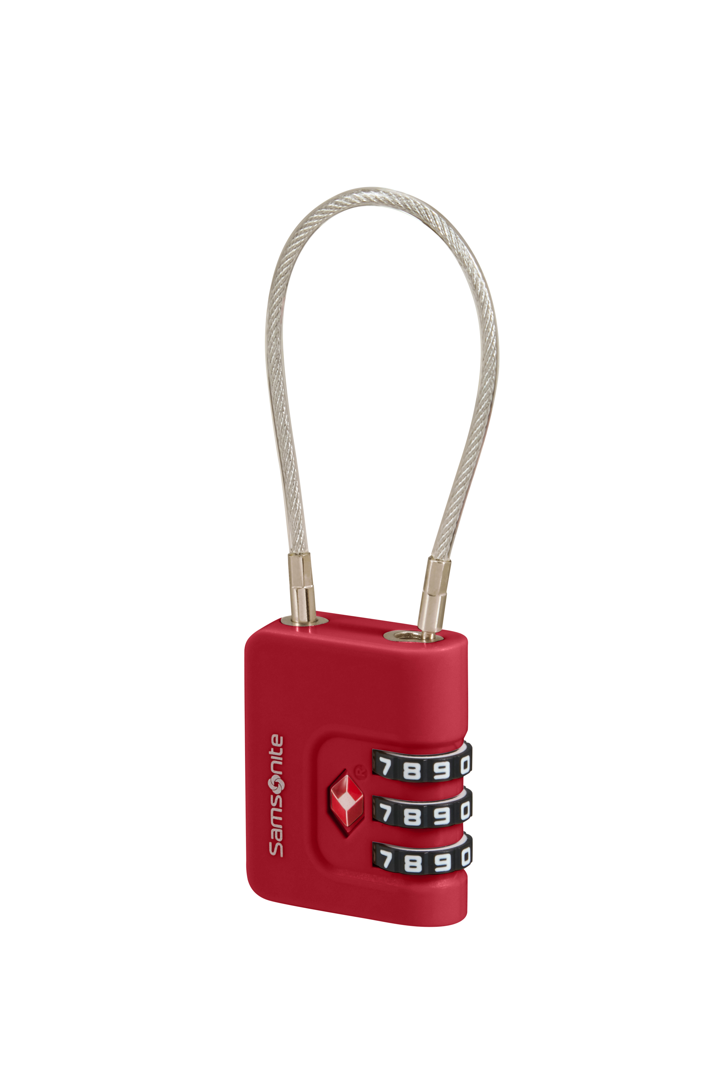 Samsonite Bagageslot Cablelock 3 TA Revolution Rood