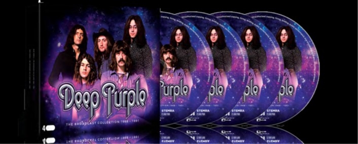 Deep Purple 1968 - 1991 4CD Box The Broadcast Collection