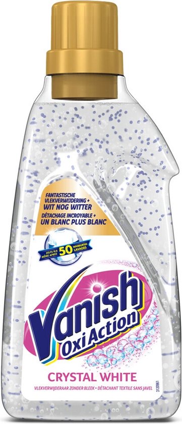 Vanish Wasmiddel Gel Oxi Advance Crystal White 750 ml