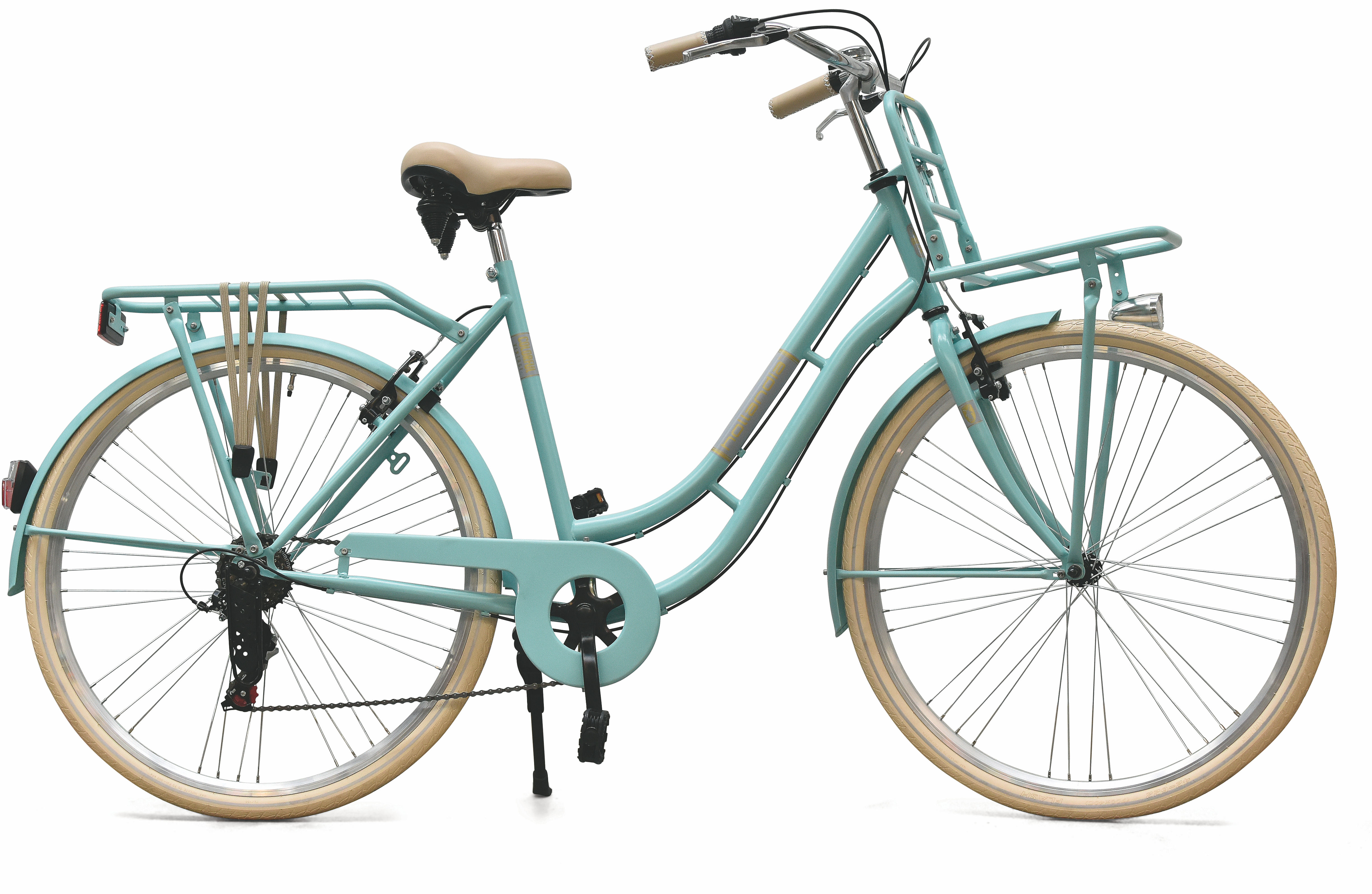 Hollandia Colorful Damesfiets Turquoise