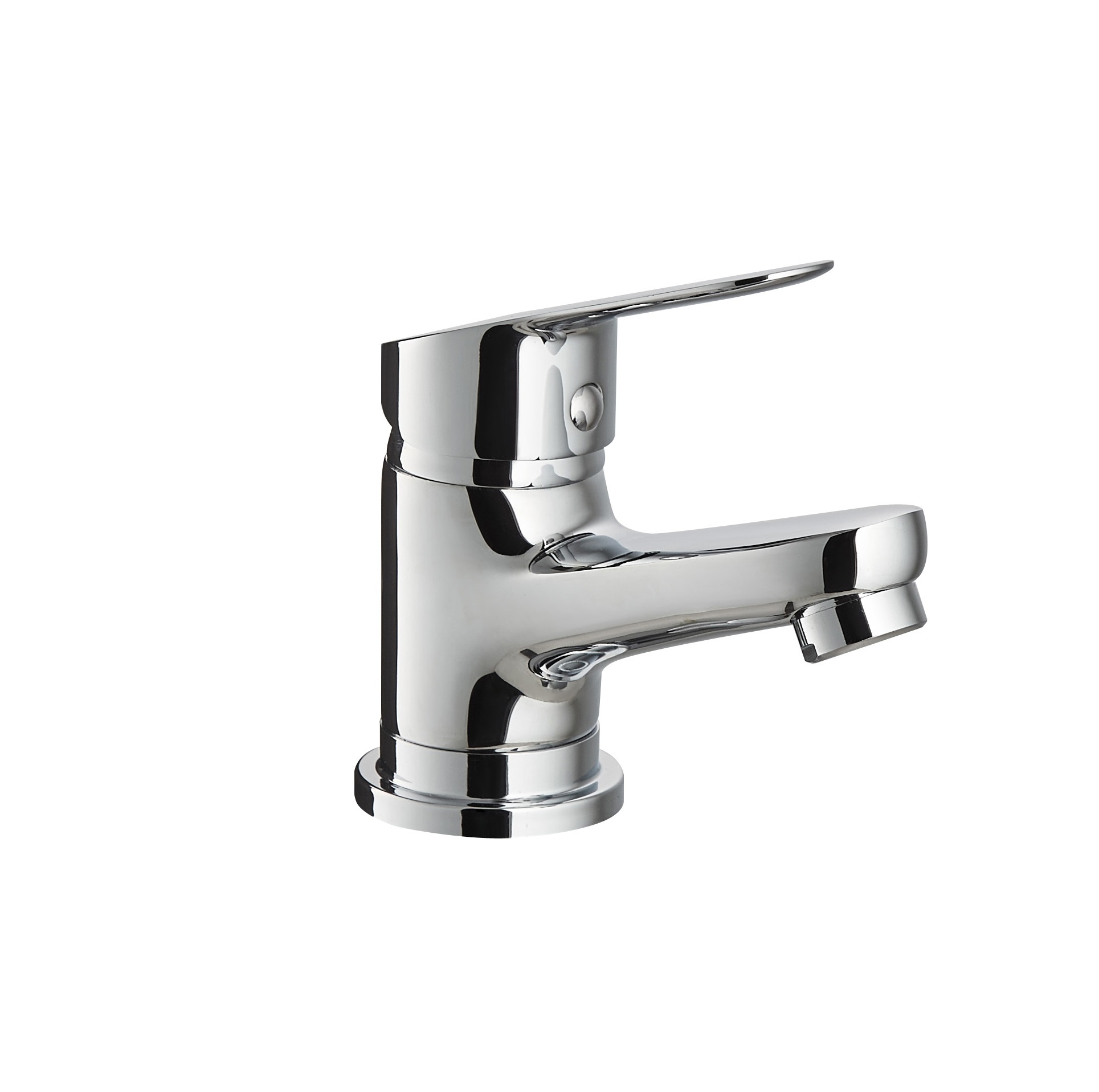 Aquatrends Toledo Lavabokraan Chroom met Automatische Lediging