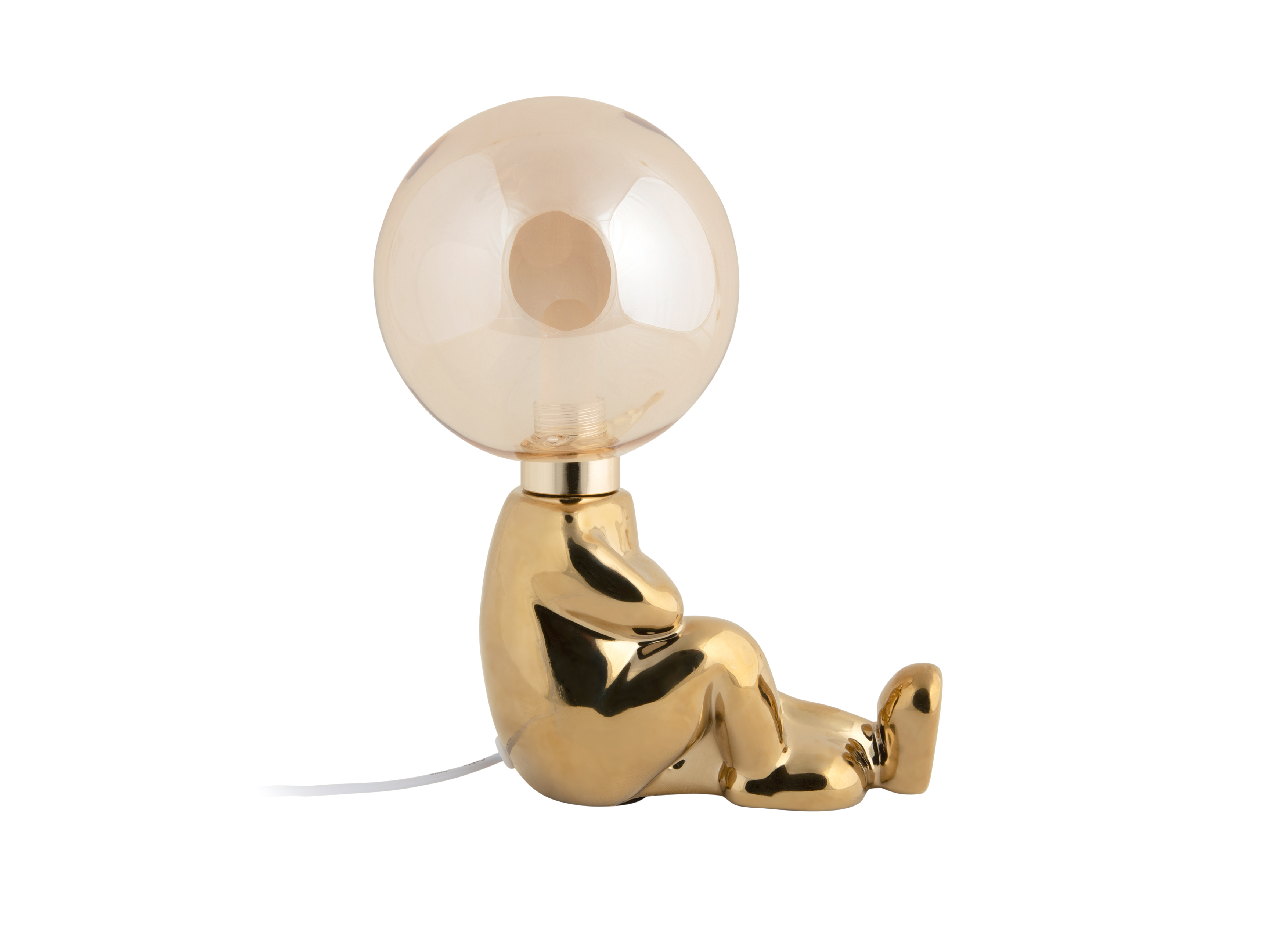Leitmotiv Tafellamp Joey LED Ceramic Gold Plated 22.5x12x16.5 cm - 4W