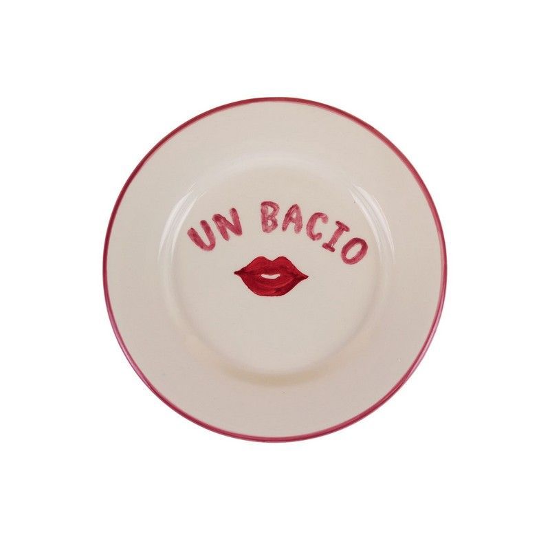 Atelier Pistache Bord Dolce Far Niente Un Bacio 22cm - Keramiek