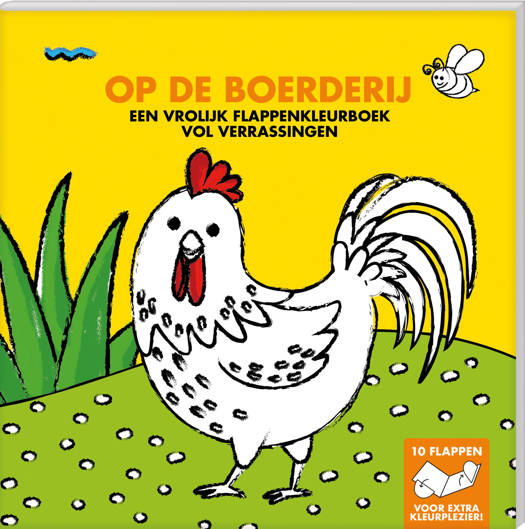 Kleurboek met Flappen op de Boerderij