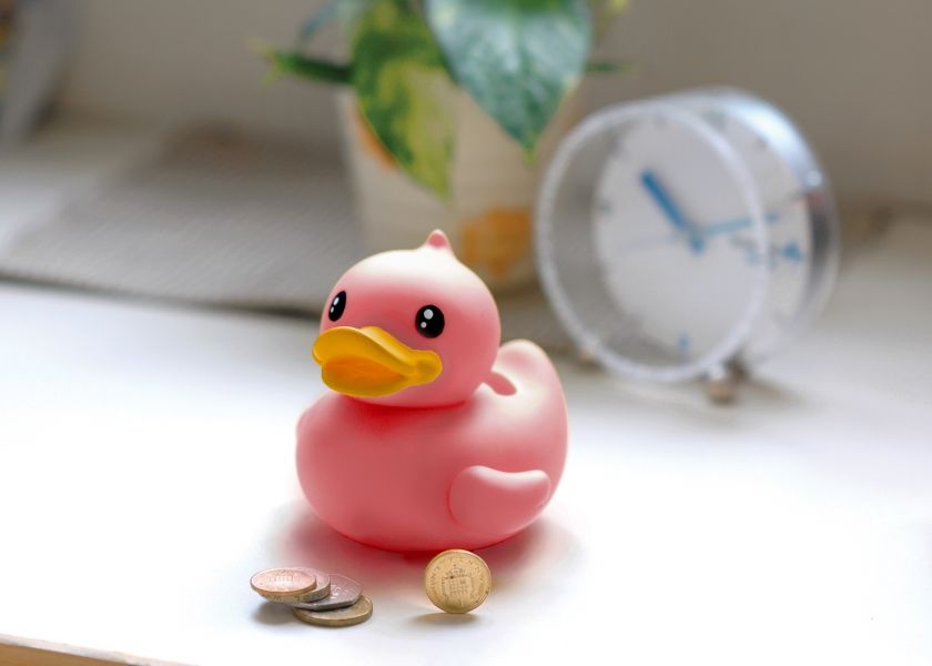 BDuck Spaarpot Roze - 9.5 cm