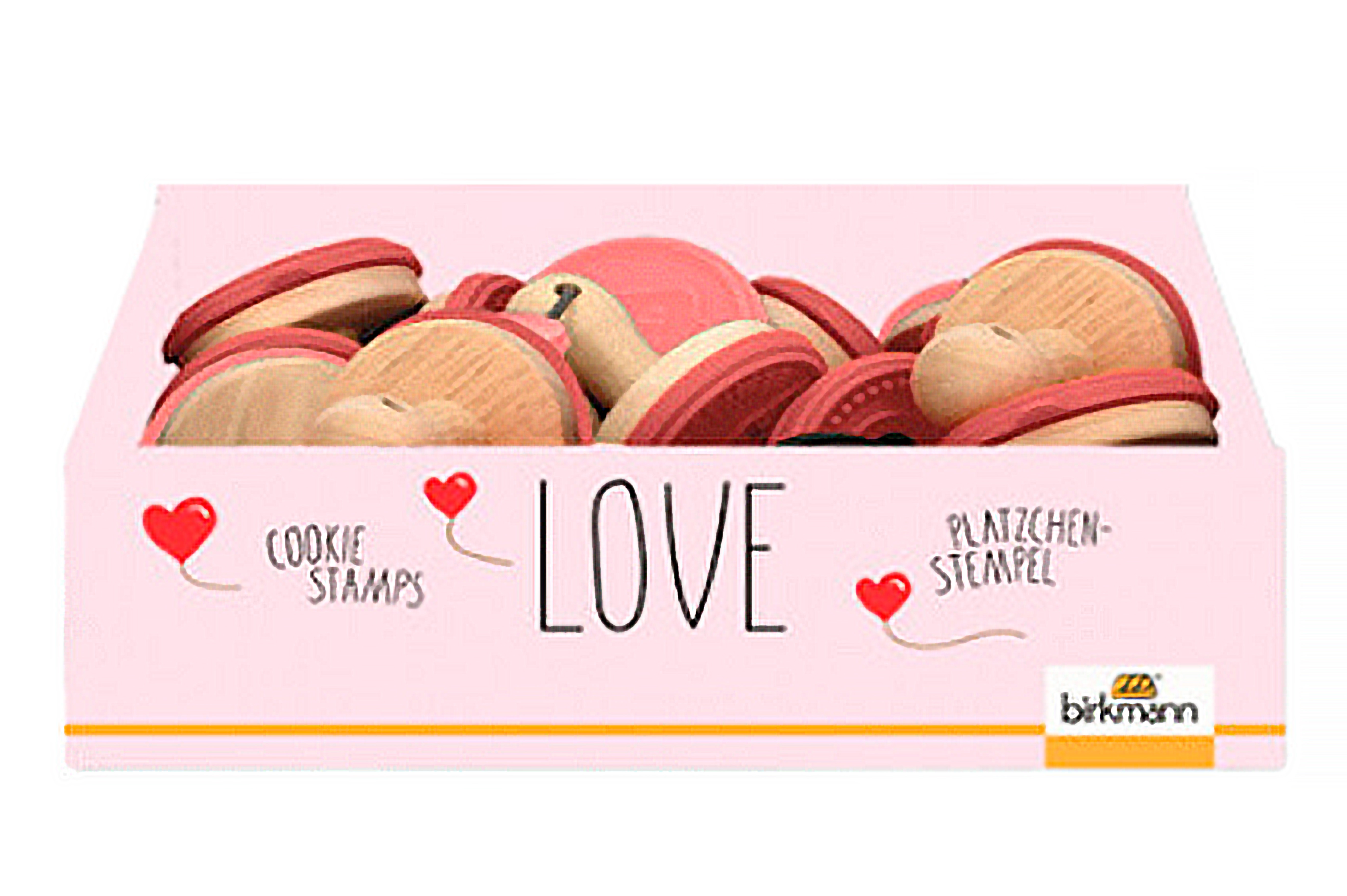 Birkmann Koekjesstempel Love - assorti - prijs per stuk