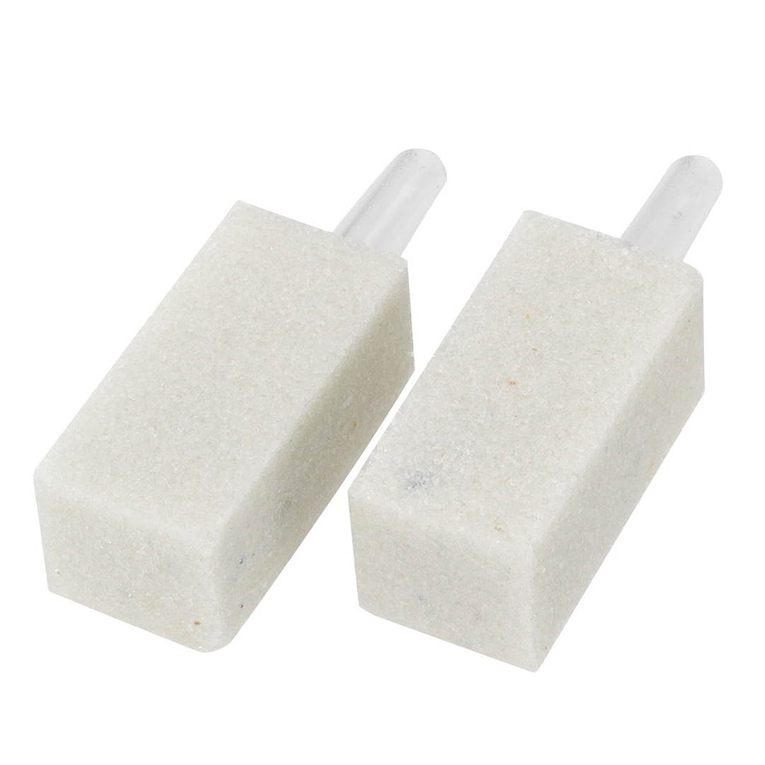 Uitstoomsteentje Aquarium Wit 30 x 15 x 15 mm - 2 Stuks