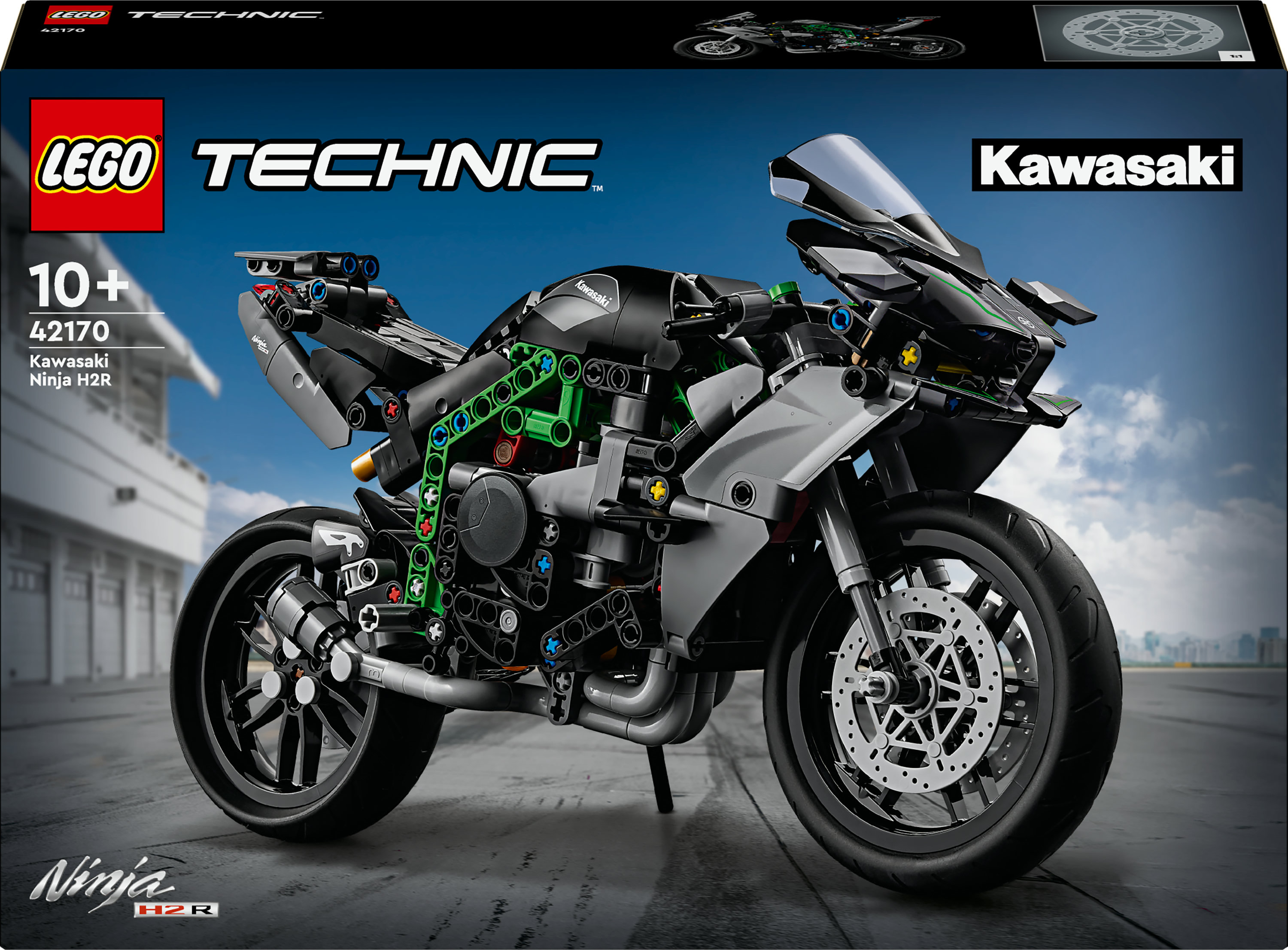 LEGO Technic 42170 Kawasaki Ninja H2R motor