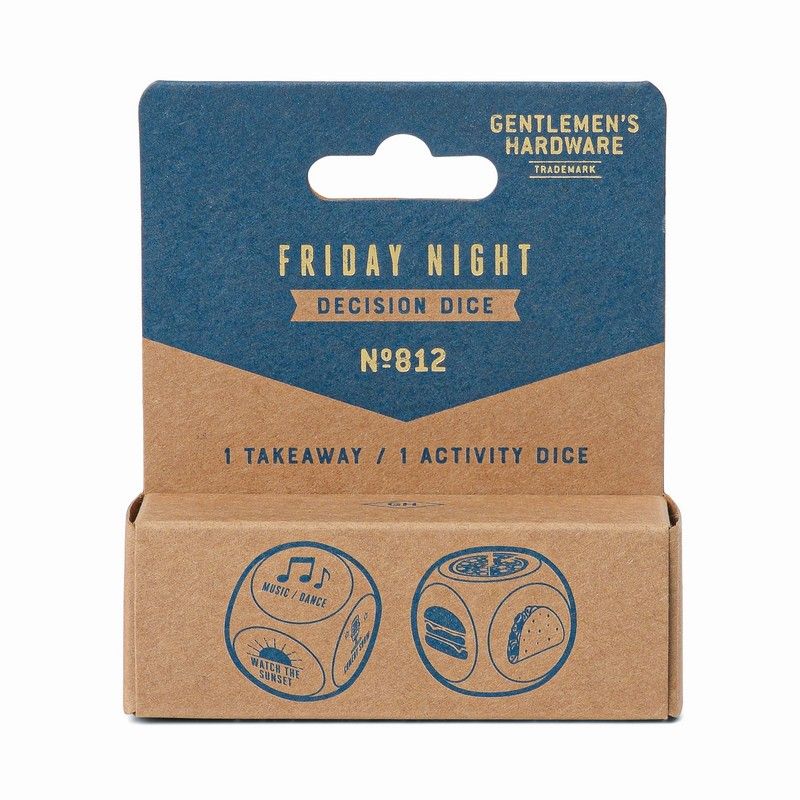 Gentlemen's Hardware Dobbelstenen Friday Night Dice 2 stuks