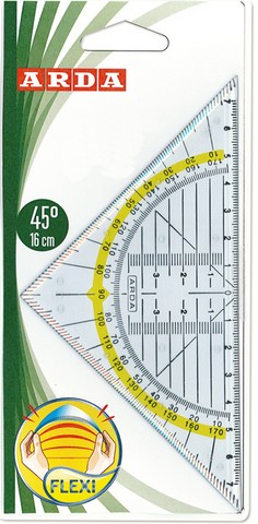 Arda Geodriehoek 45Graden/16cm - Flex Arda