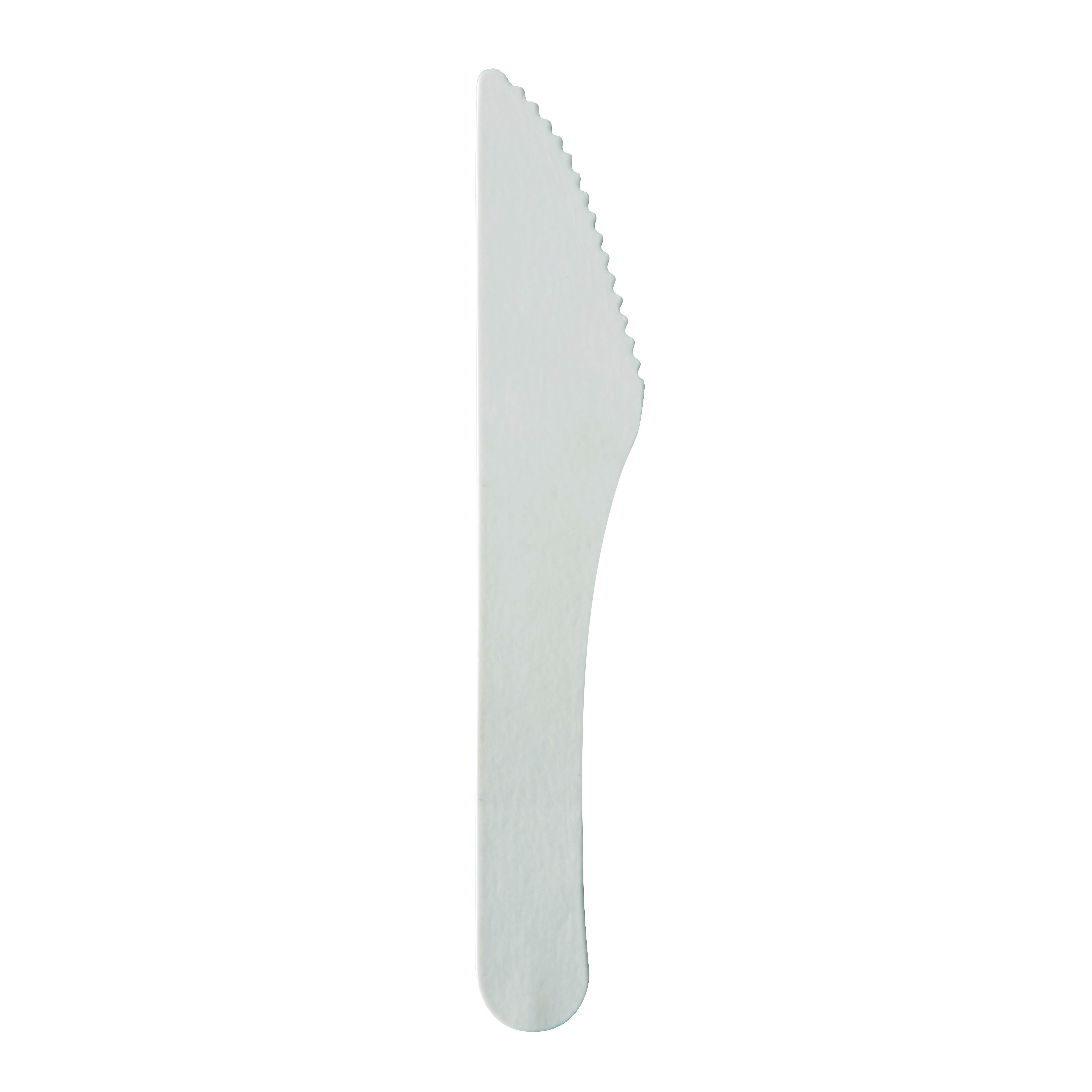Pap Star Mes Pure 15.8 cm Wit 25 stuks - Papier