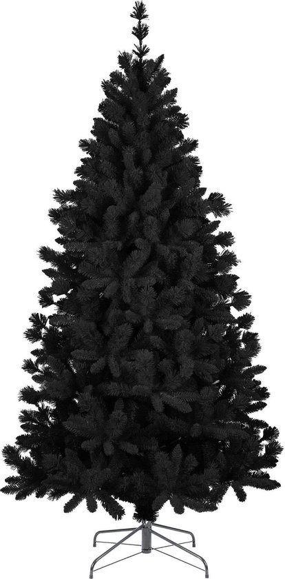 Kerstboom Teddy Black PVC 180x97 cm - 658 Tips - Hinged