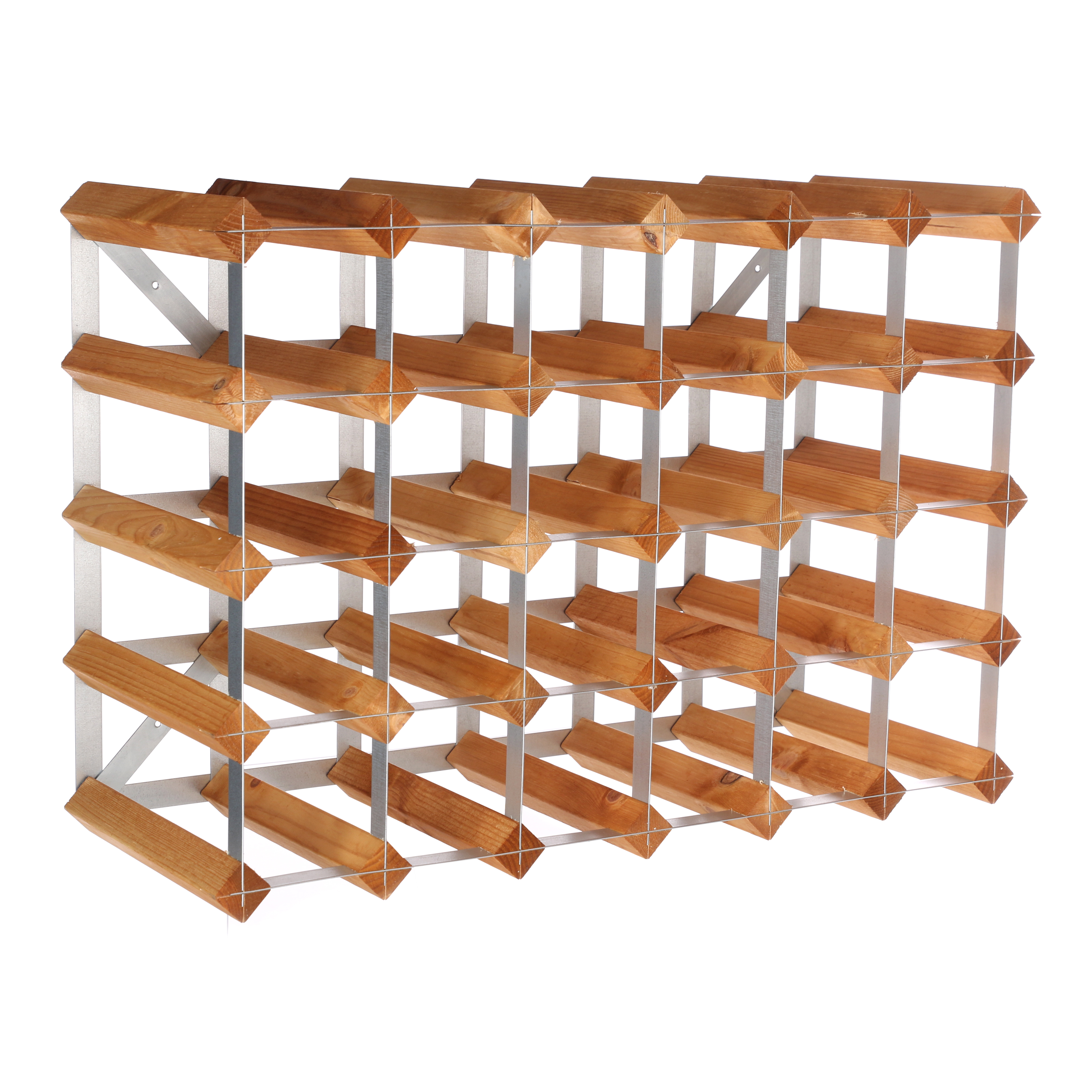 Sorrells Wijnrek Lichte Eik voor 30 Flessen - 61x23x42 cm