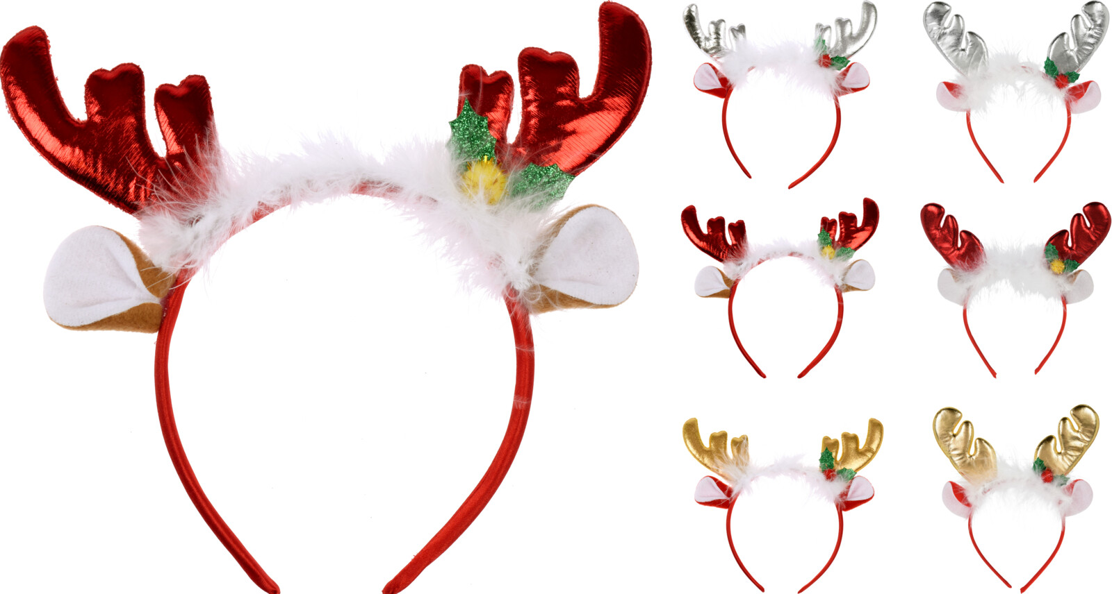 Diadeem Rendier - assorti - prijs per stuk