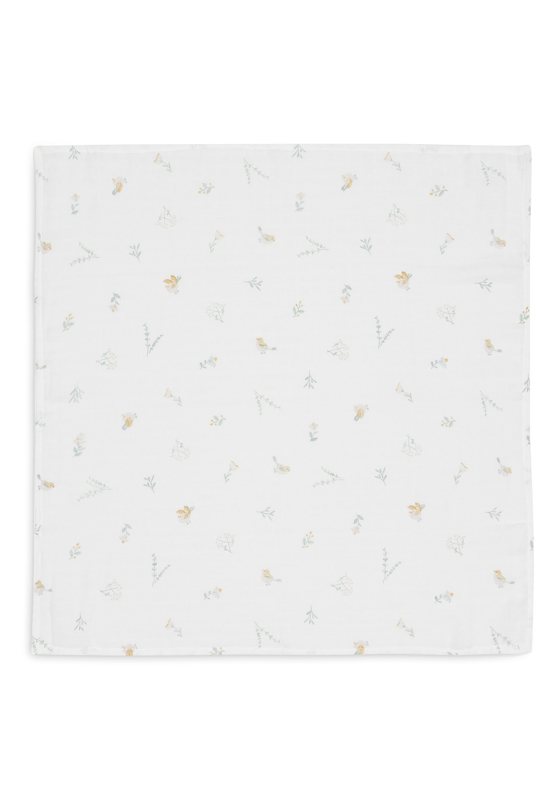 Jollein Tetra Doek Small Lovely Birds 70x70 cm - 3 stuks