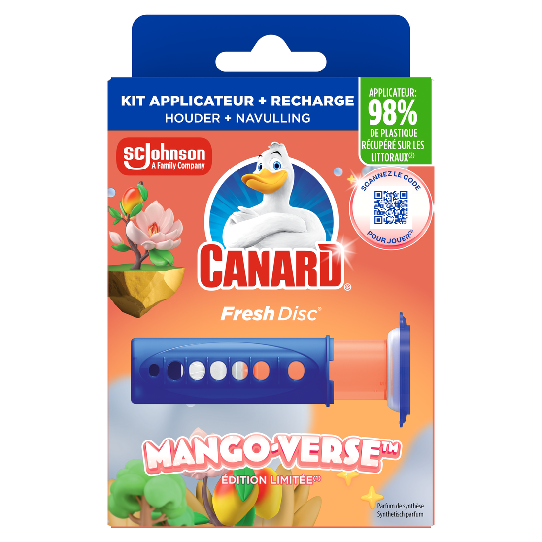 Canard Toiletreiniger Fresh Disc Apparaat Mango 36 ml